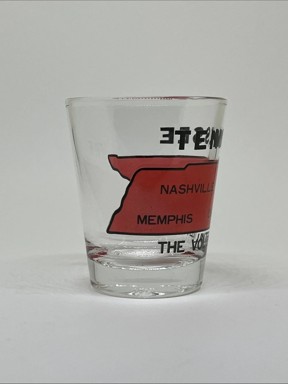 Tennessee Red Souvenir Shot Glass - Volunteer State